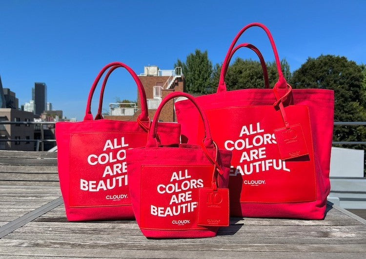 【オンラインショップ限定商品】Colored Canvas Tote RED