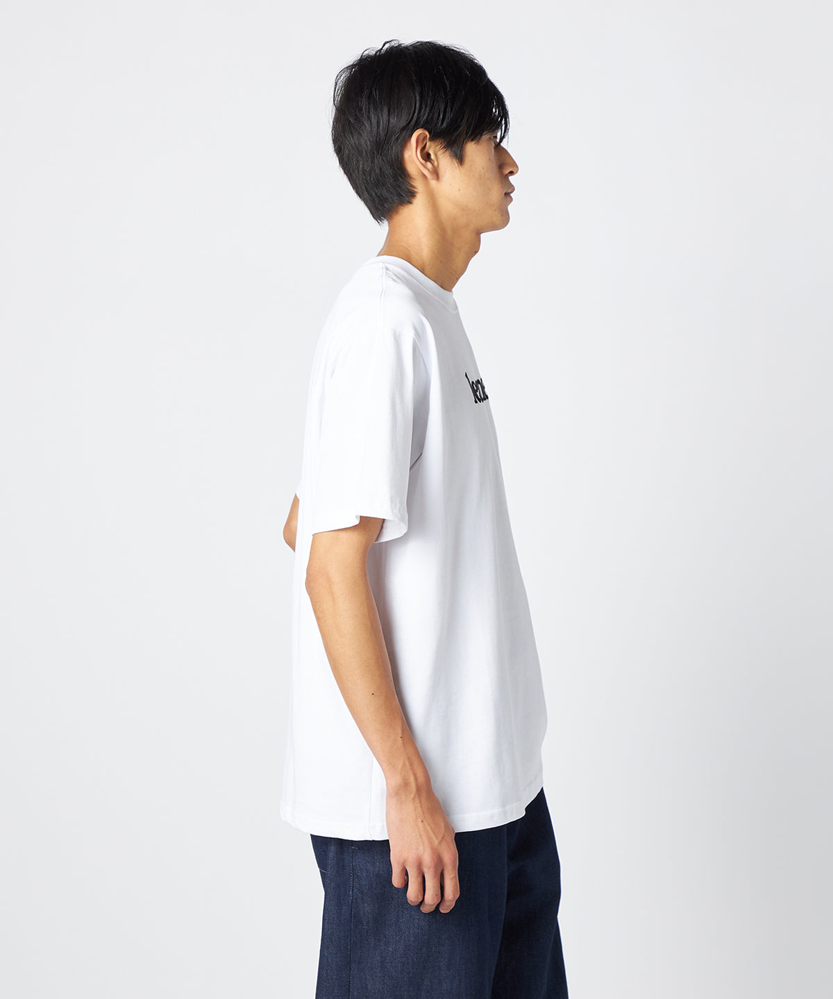 Lunch T-shirts learner刺繍 BLACK