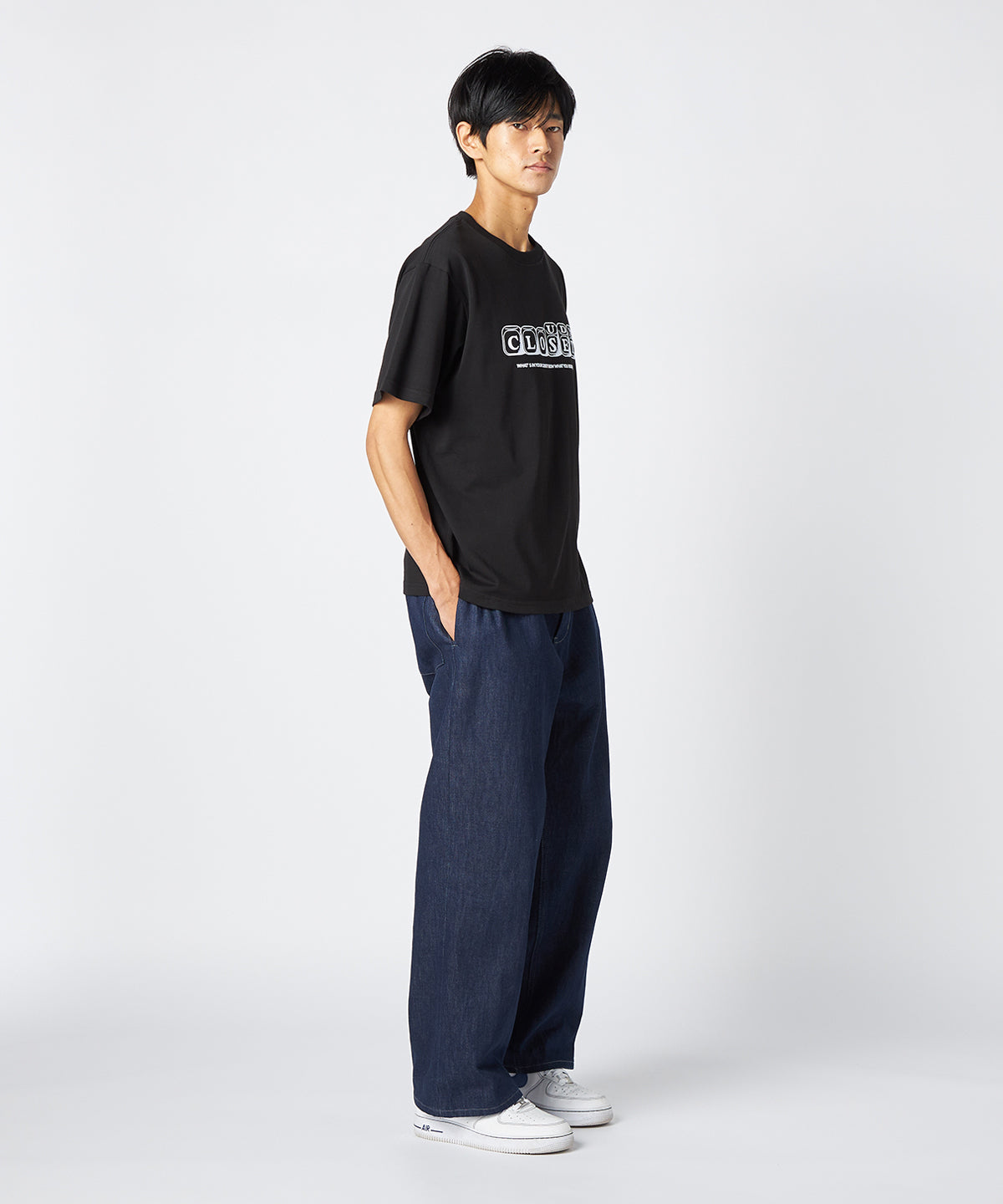 Lunch T-shirts CLOSETグラフィック BLACK