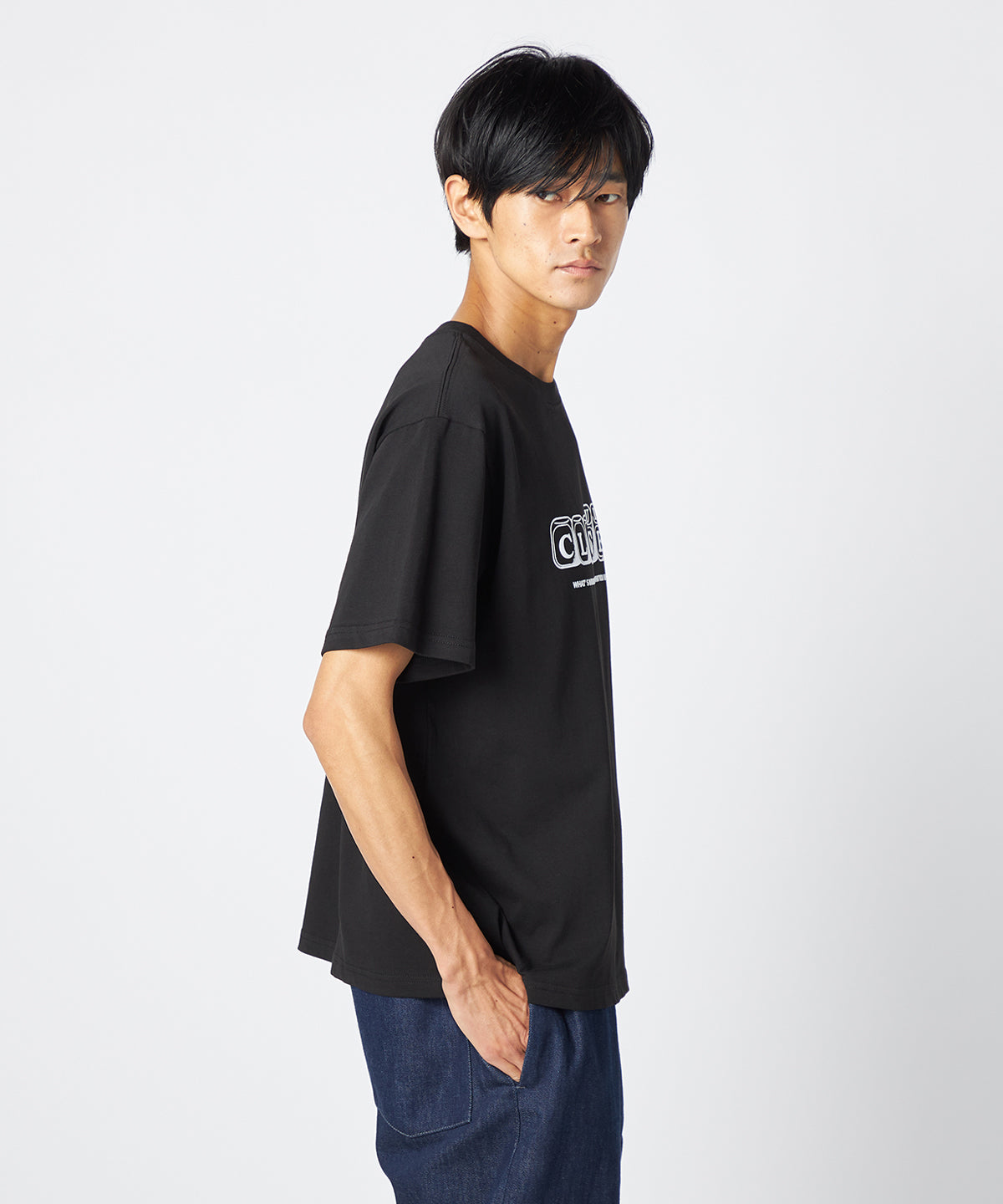 Lunch T-shirts CLOSETグラフィック BLACK