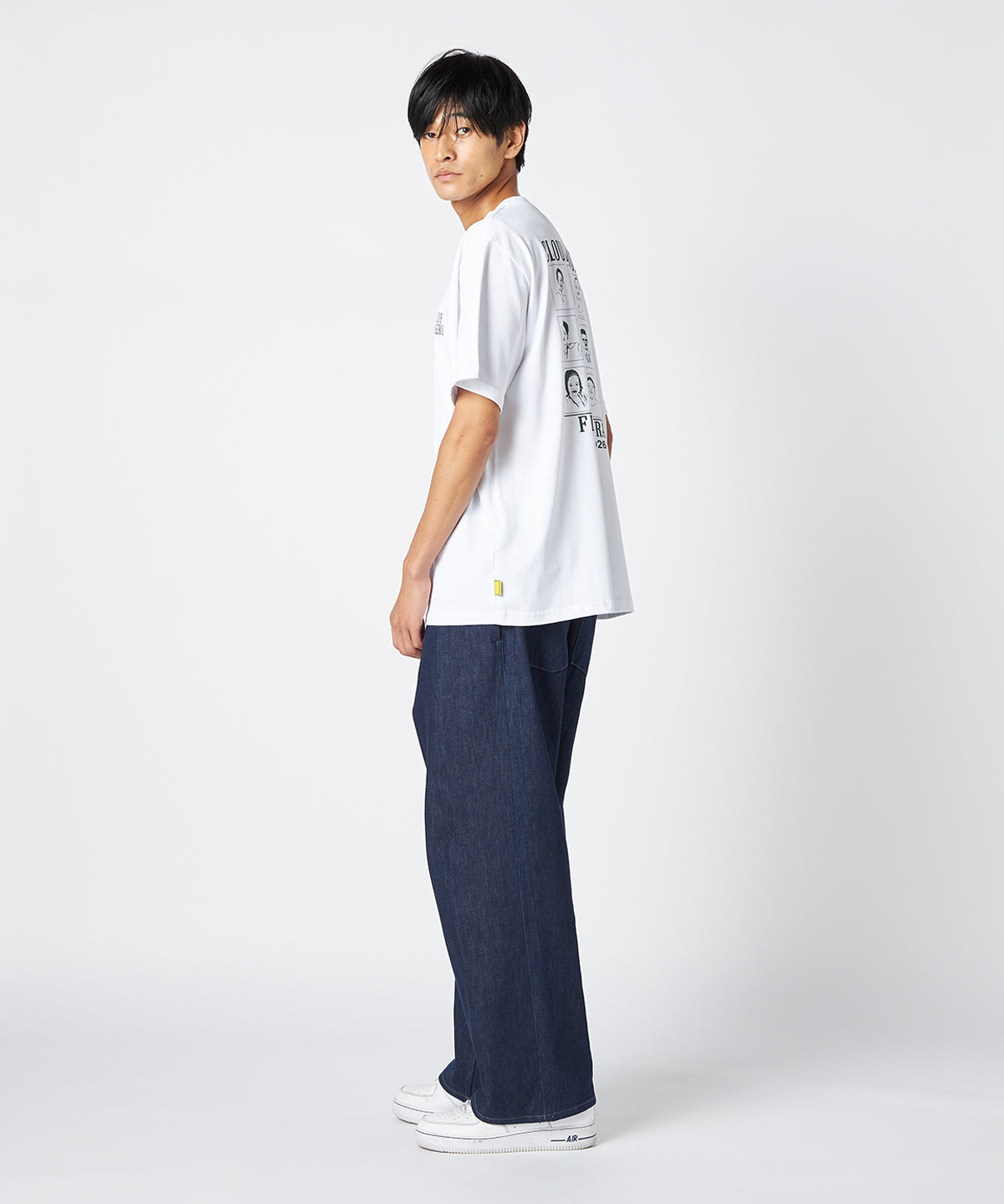 Lunch T-shirts CLOUDY WORKERS WHITE