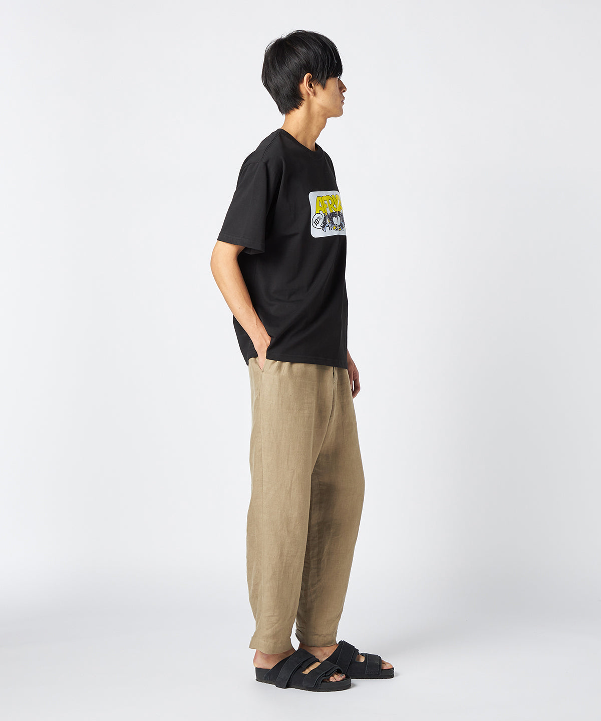 Lunch T-shirts AFRICA10%ACTION WHITE