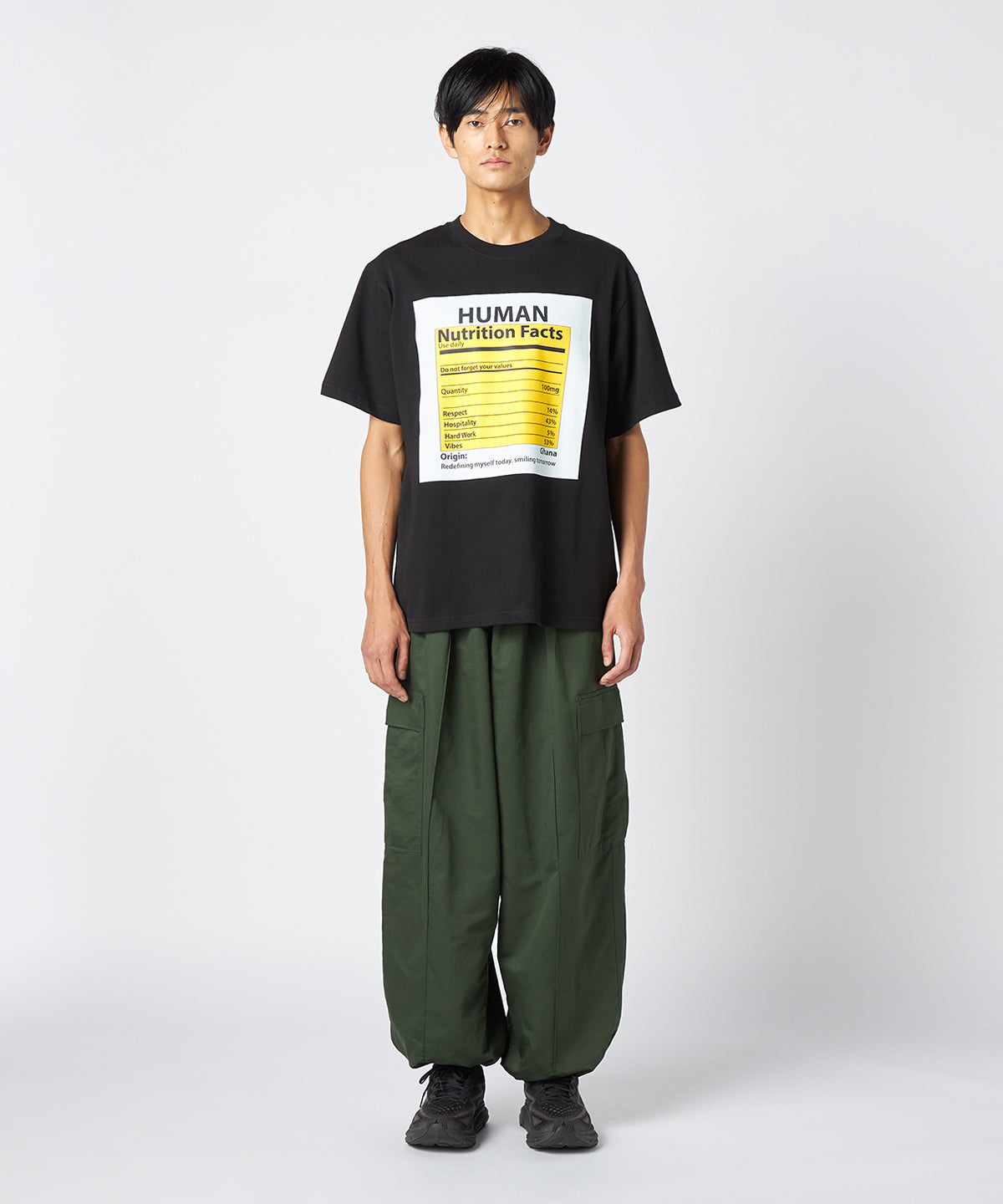 Lunch T-shirts Human BLACK