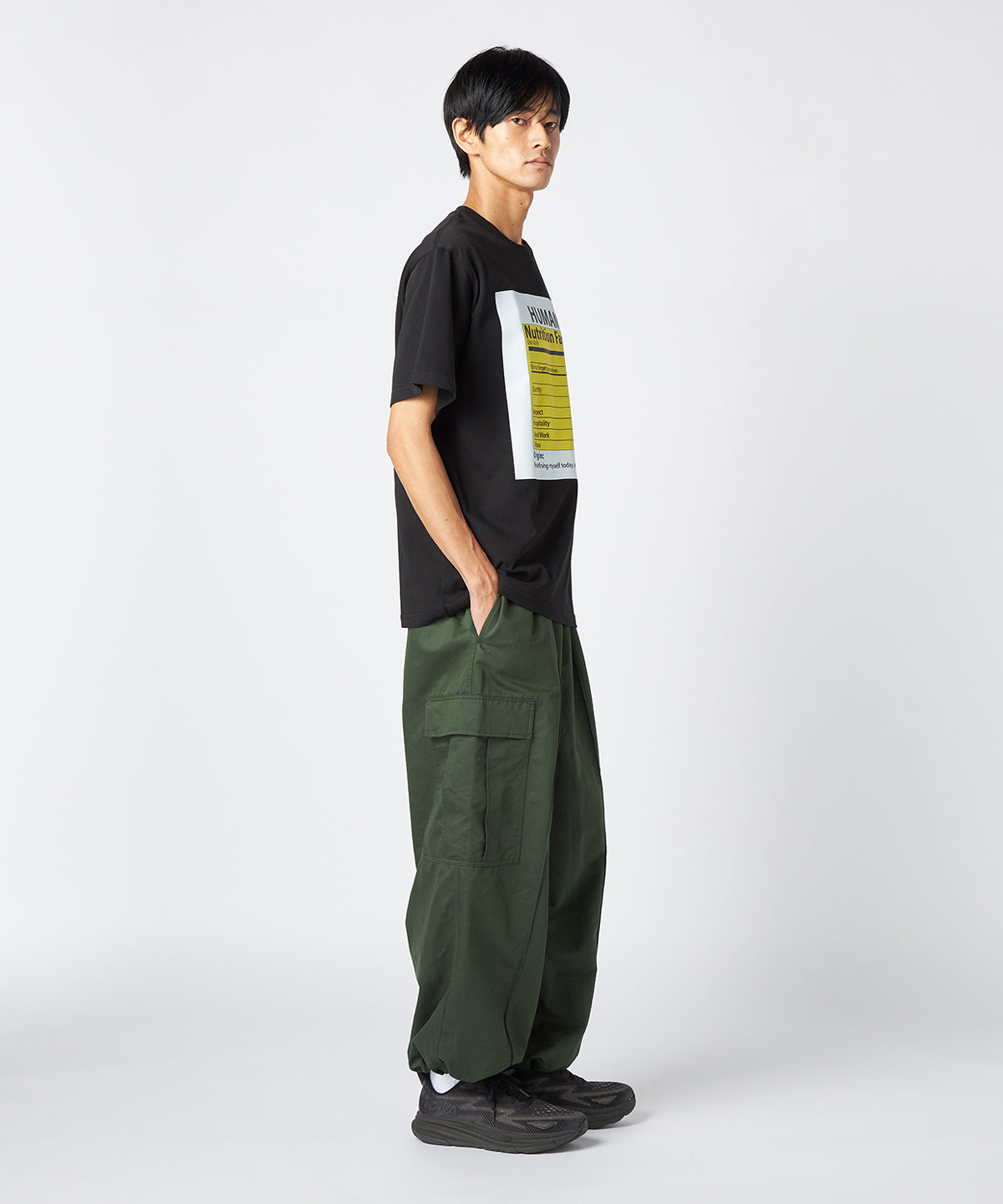 Lunch T-shirts Human BLACK