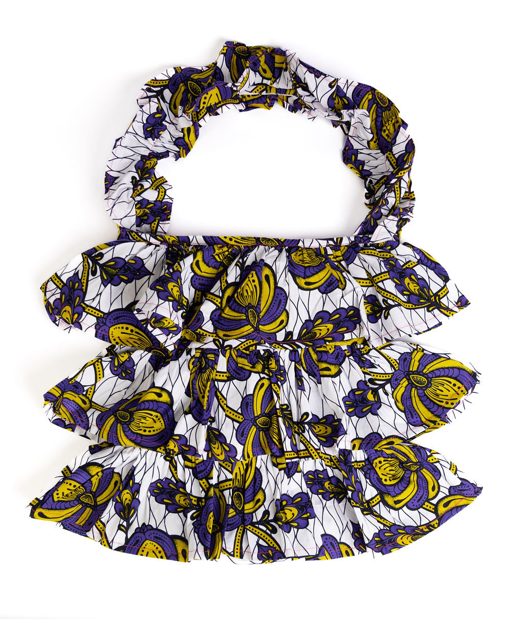 Kitenge Frill Shoulder Bag 352