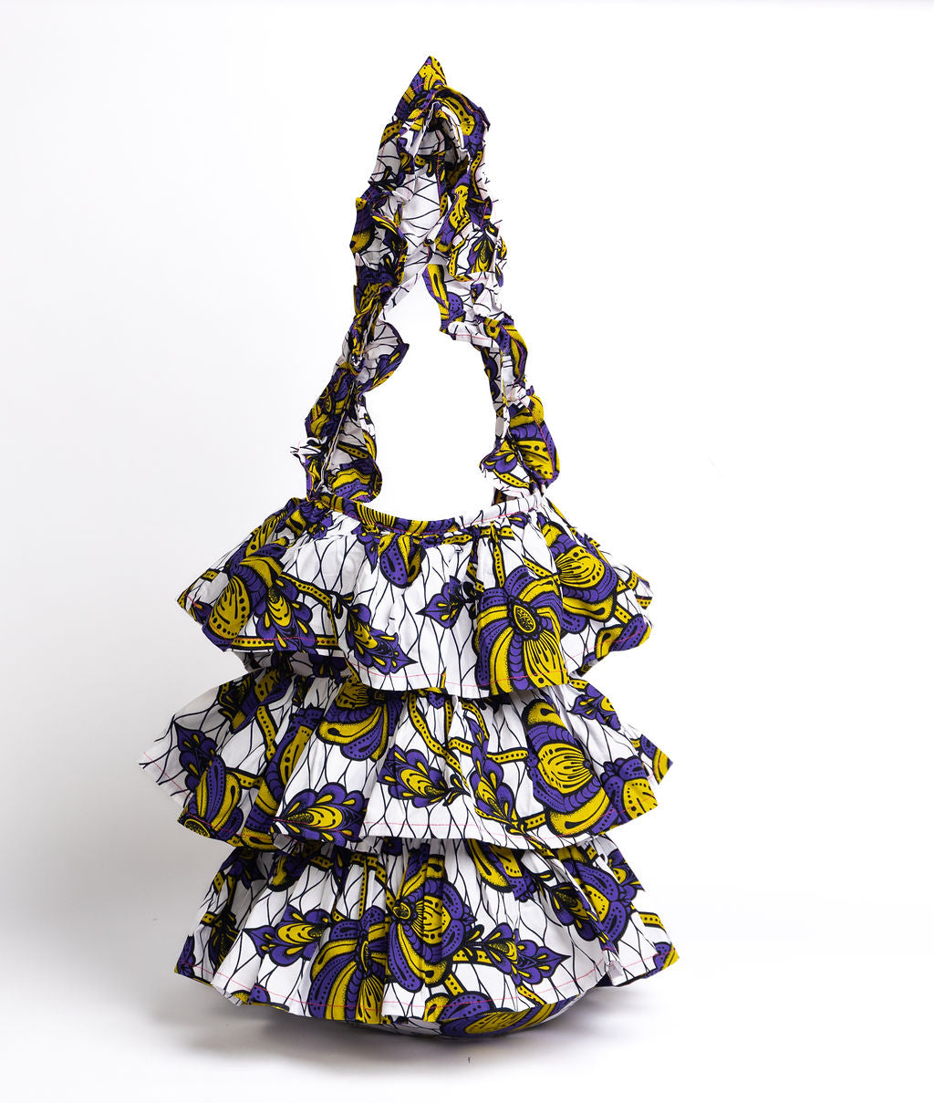 Kitenge Frill Shoulder Bag 352