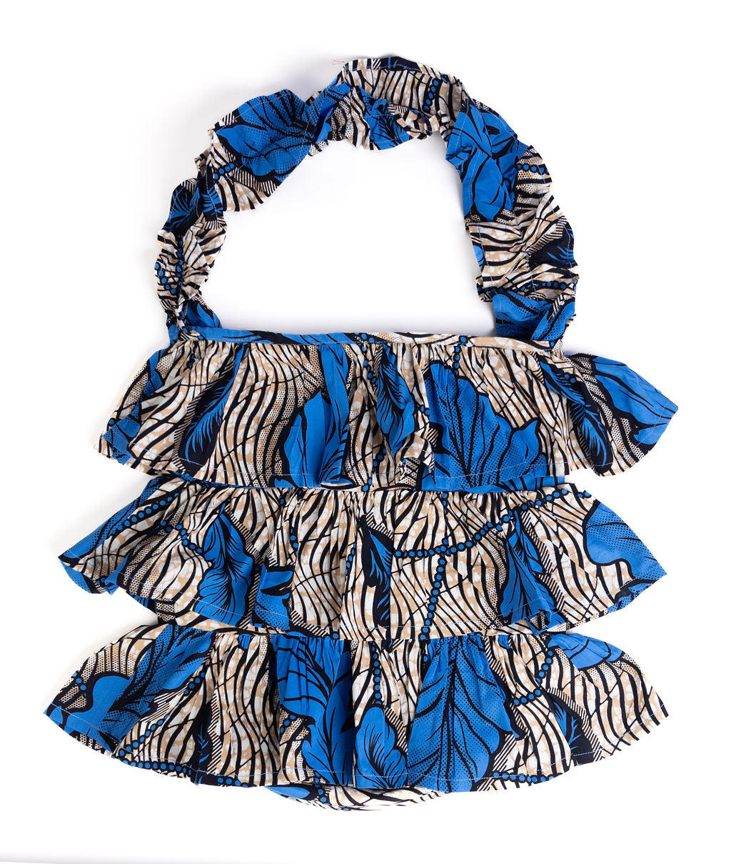 Kitenge Frill Shoulder Bag 353