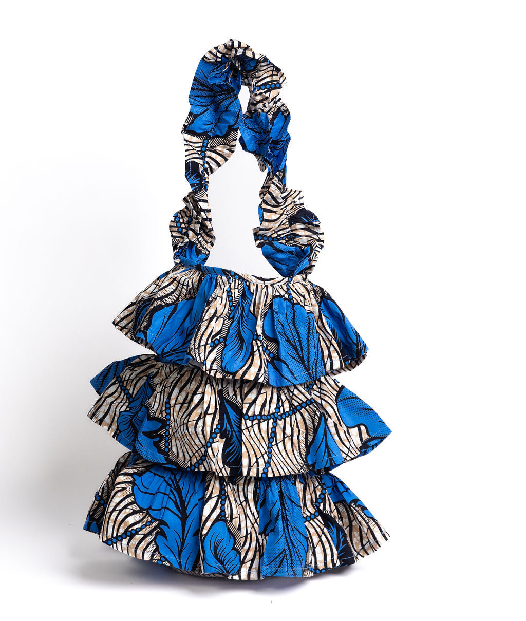 Kitenge Frill Shoulder Bag 353