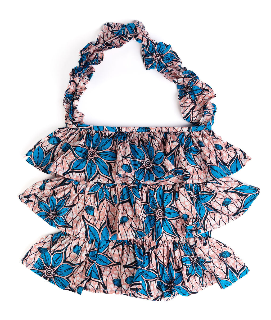 Kitenge Frill Shoulder Bag 363
