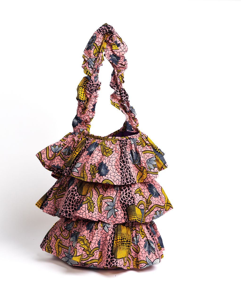 Kitenge Frill Shoulder Bag 380