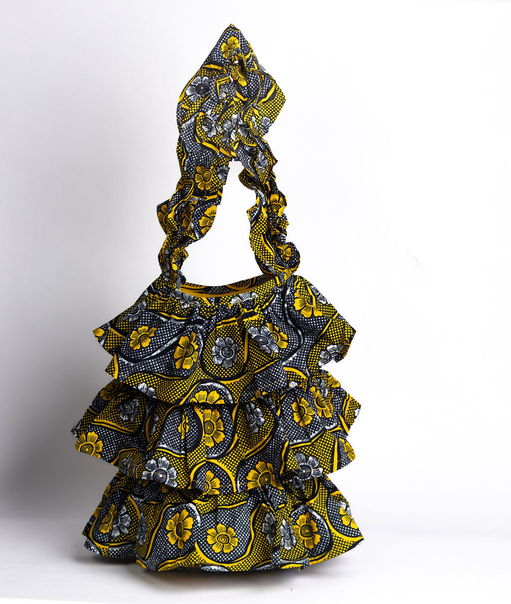 Kitenge Frill Shoulder Bag 395