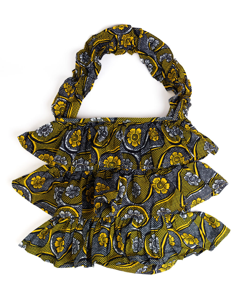 Kitenge Frill Shoulder Bag 395