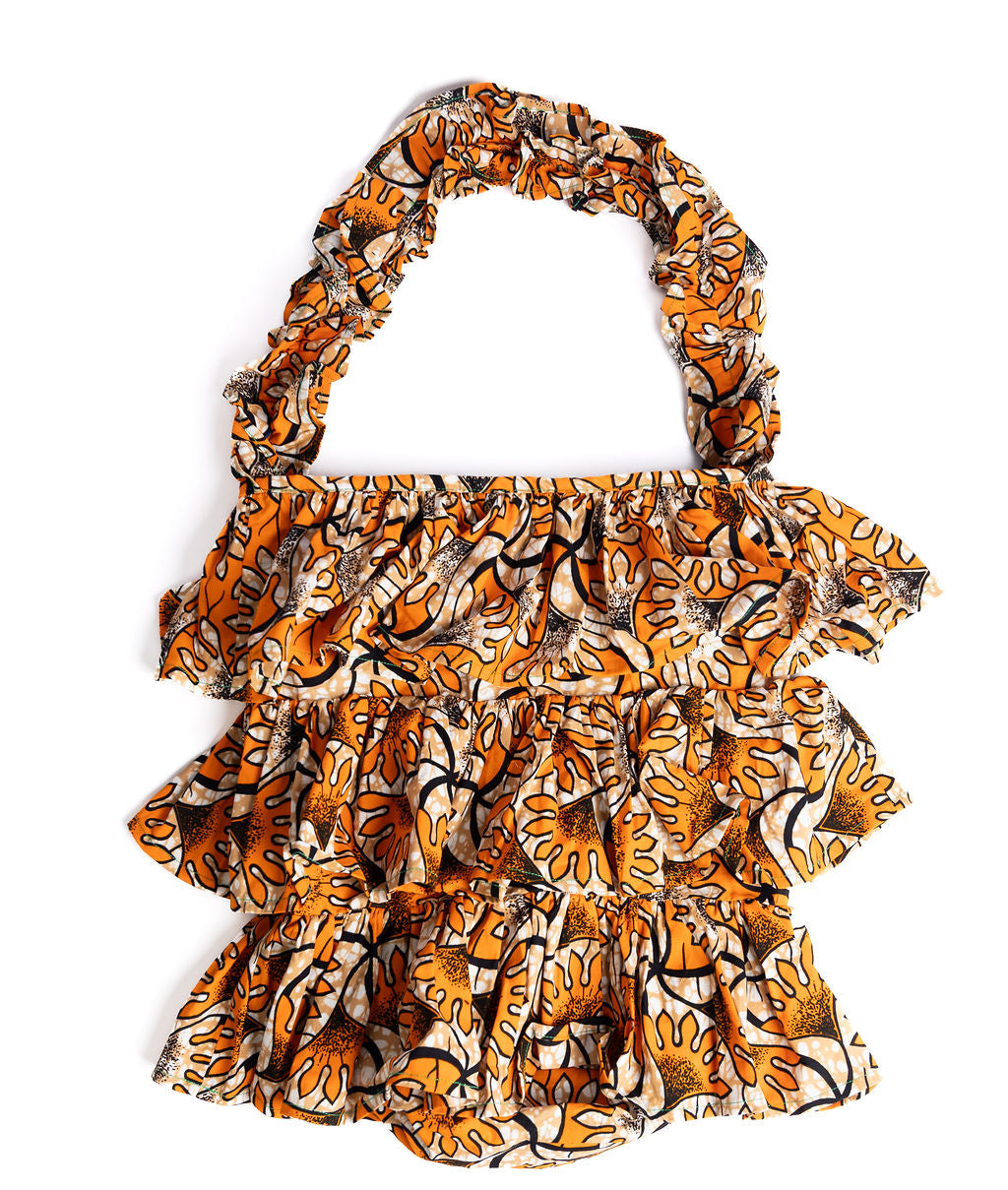 Kitenge Frill Shoulder Bag 399