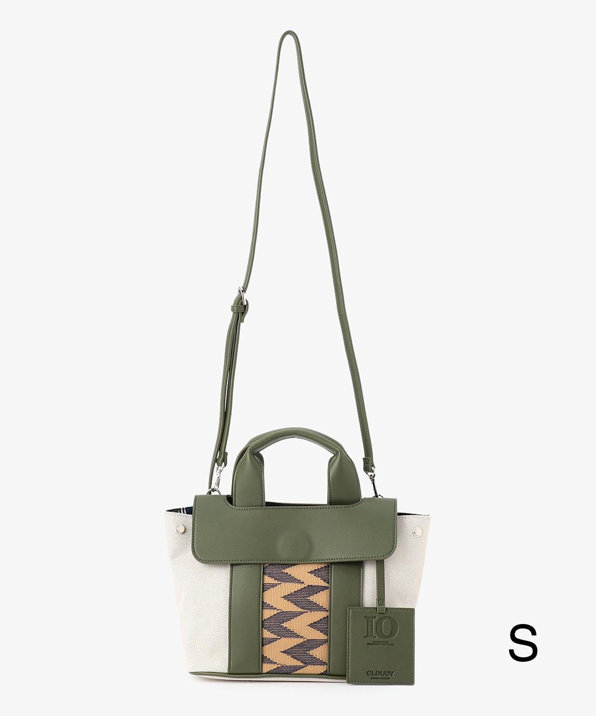 ツートンケンテバッグ KHAKI×BEIGE(S / M / Lサイズ)