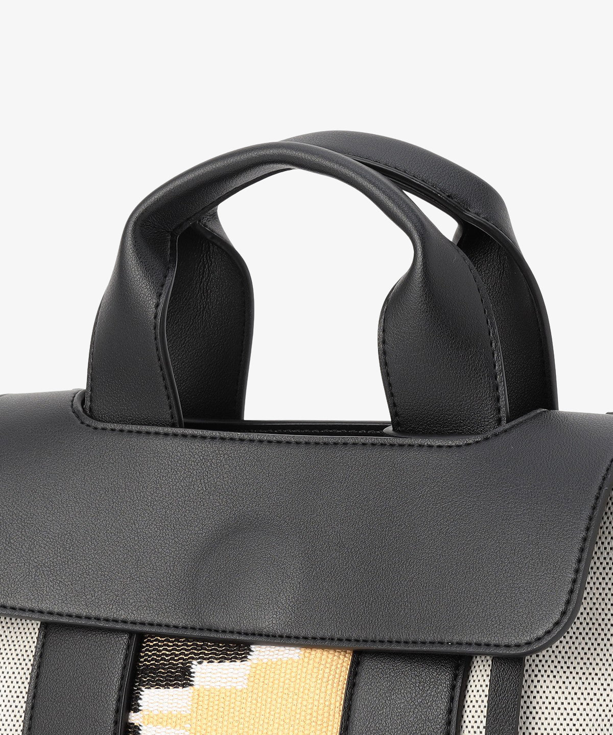 ツートンケンテバッグ BLACK×CAMEL(S / M / Lサイズ)