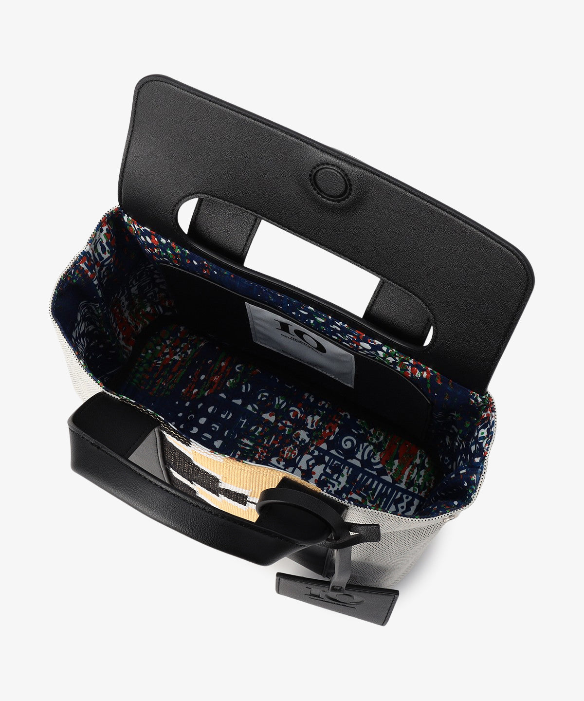 ツートンケンテバッグ BLACK×CAMEL(S / M / Lサイズ)