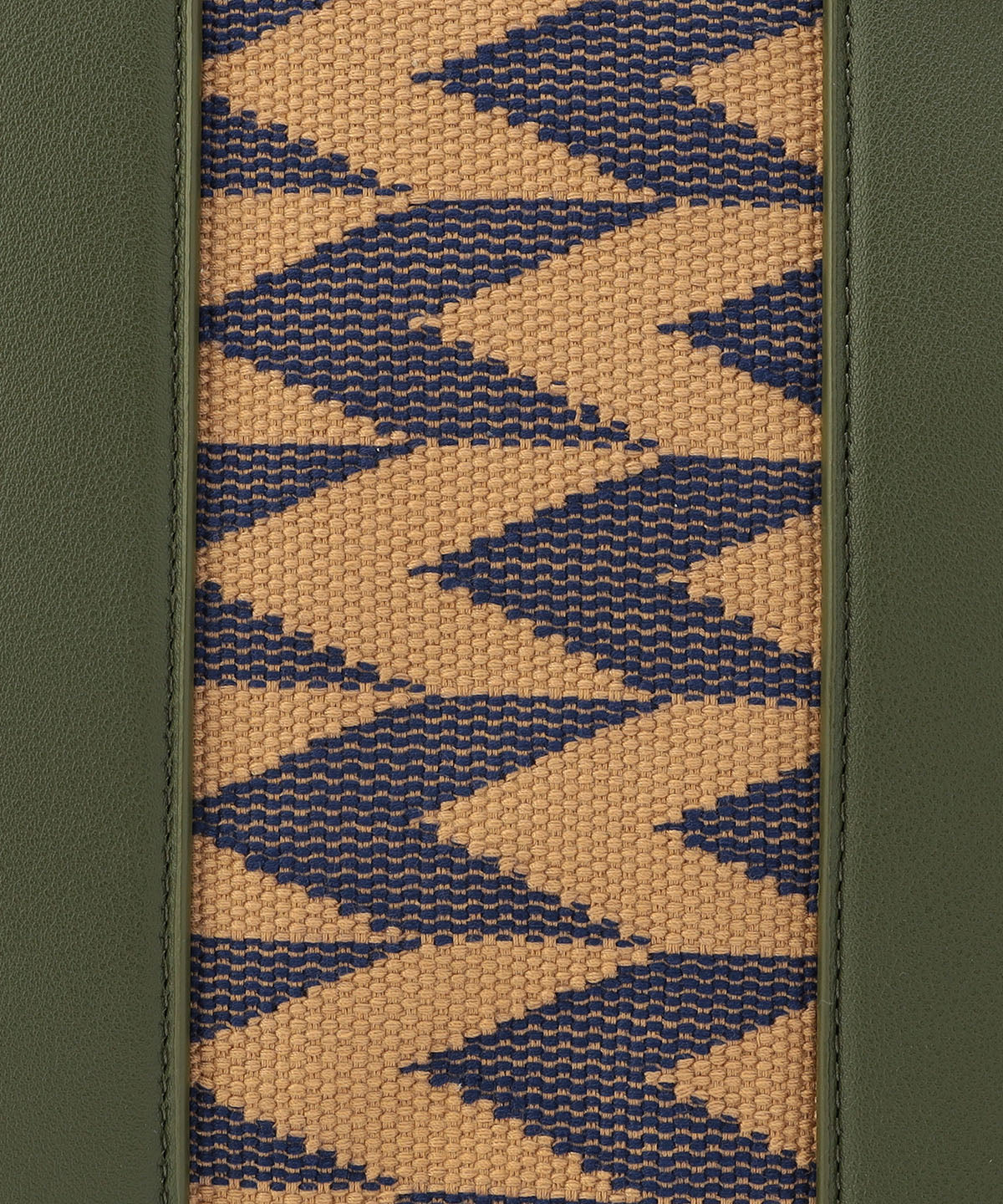 ツートンケンテバッグ KHAKI×BEIGE(S / M / Lサイズ)