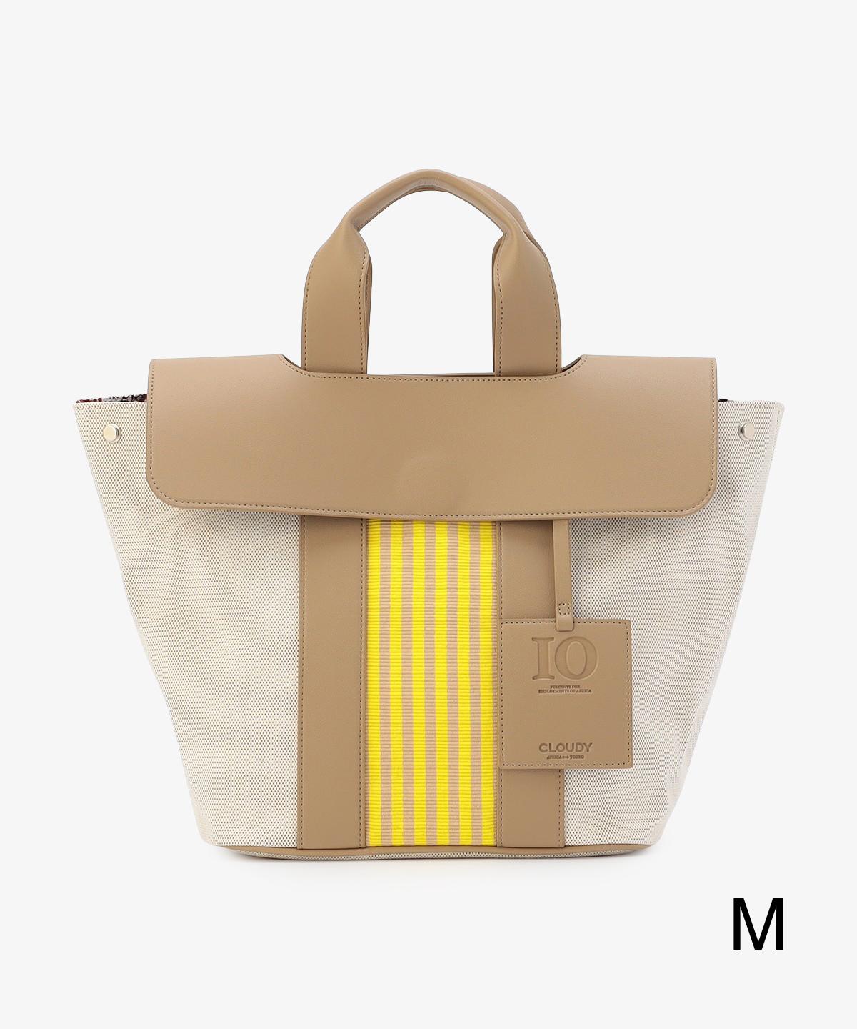 ツートンケンテバッグ BEIGE×YELLOW(S / M / Lサイズ)