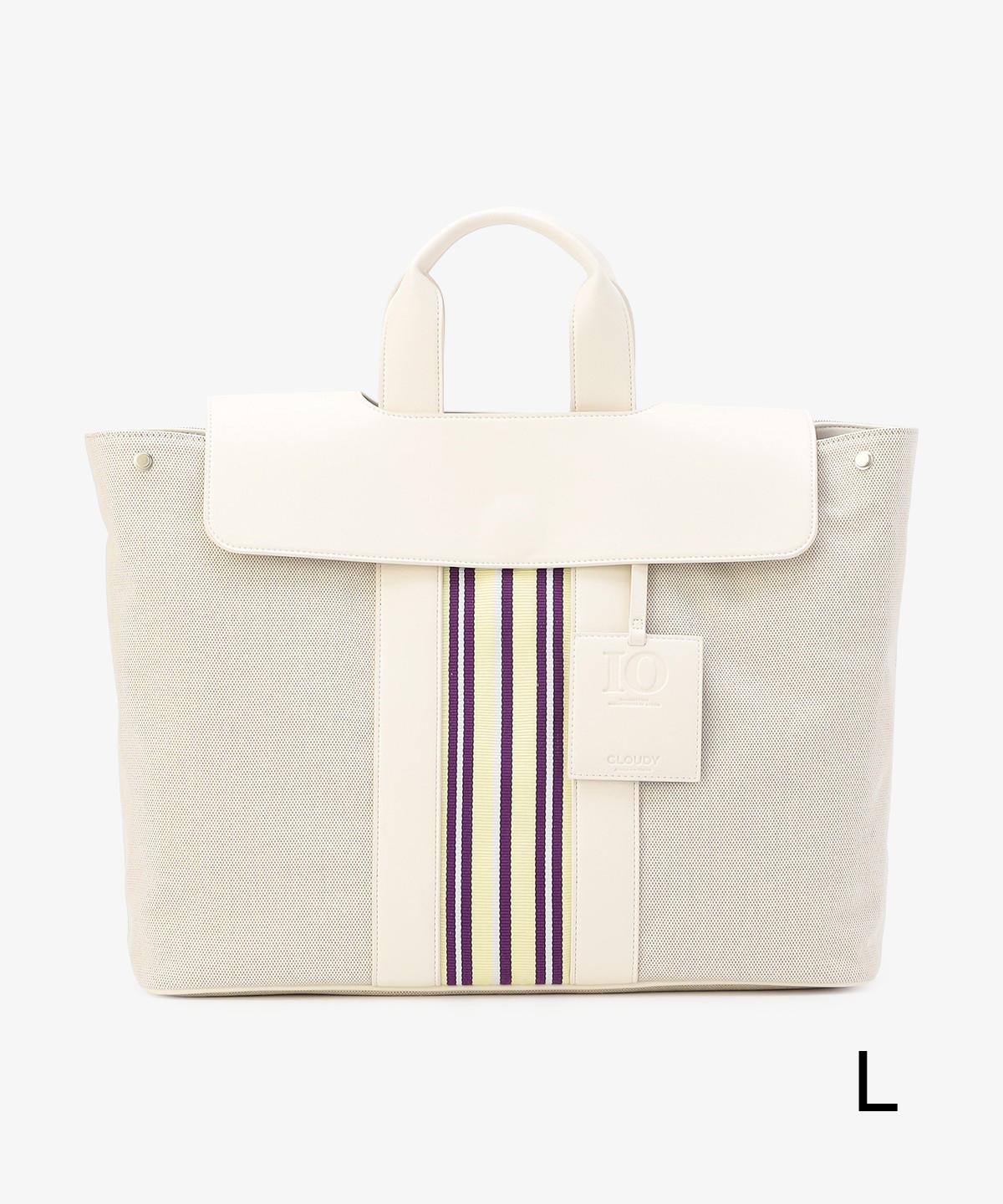 ツートンケンテバッグ WHITE×PURPLE(S / M / Lサイズ)