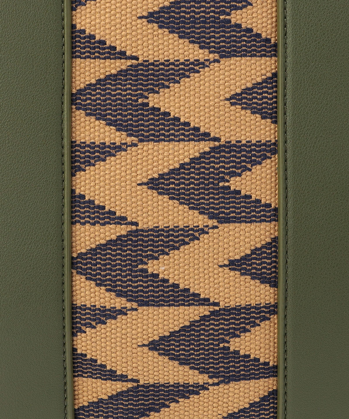 ツートンケンテバッグ KHAKI×BEIGE(S / M / Lサイズ)