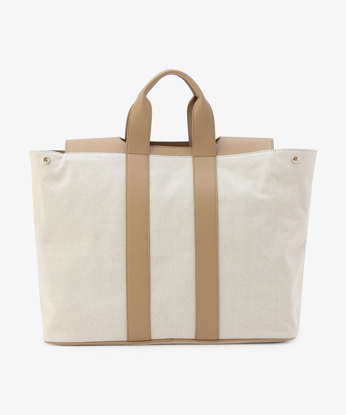 ツートンケンテバッグ BEIGE×PINK(S / M / Lサイズ)