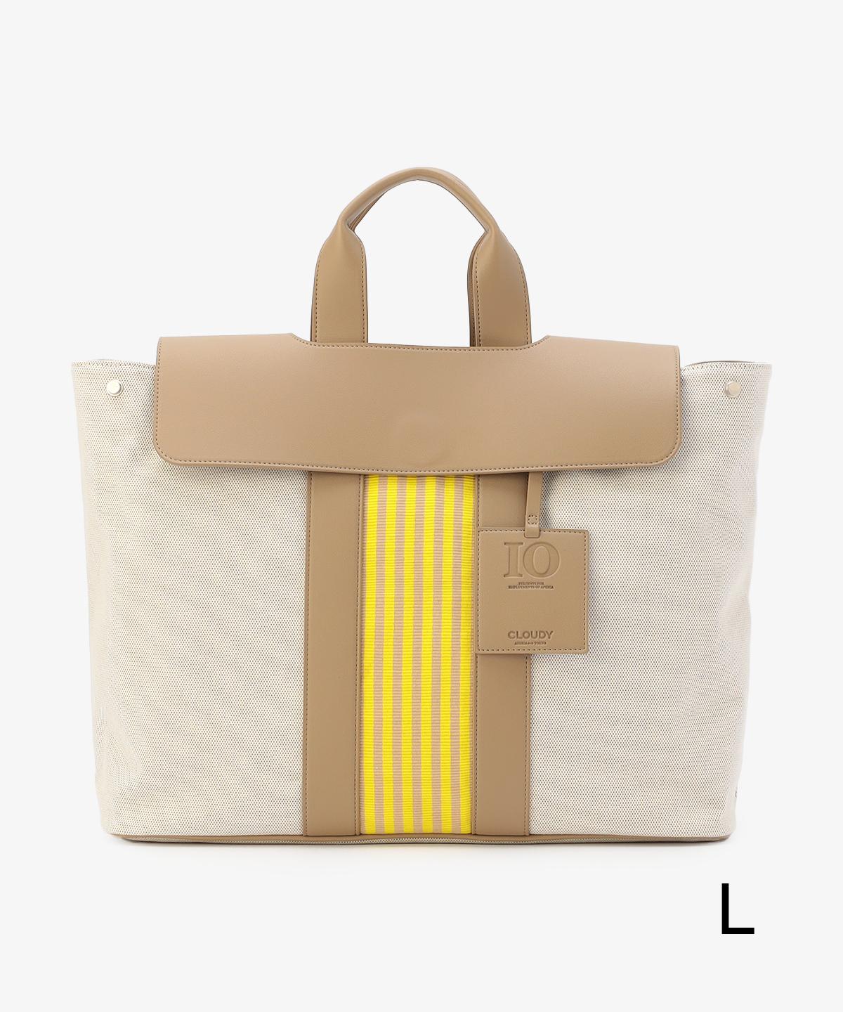 ツートンケンテバッグ BEIGE×YELLOW(S / M / Lサイズ)