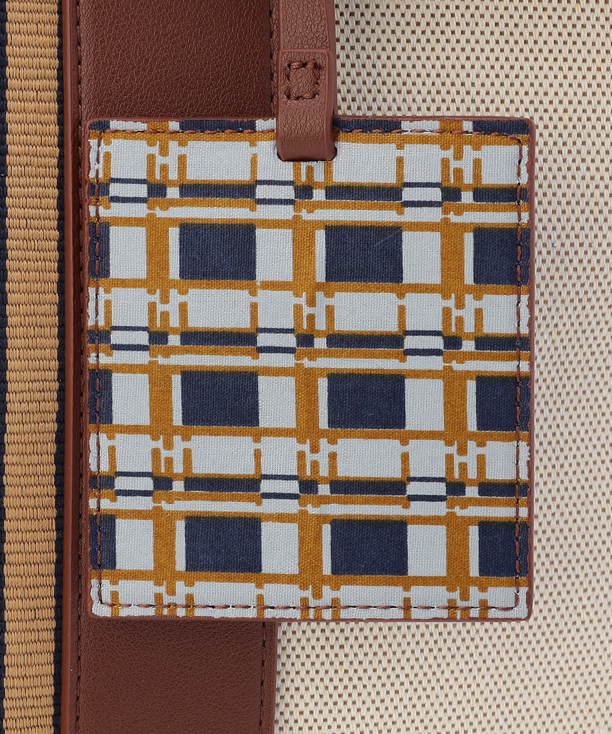 ツートンケンテバッグ BROWN×PURPLE(S / M / Lサイズ)