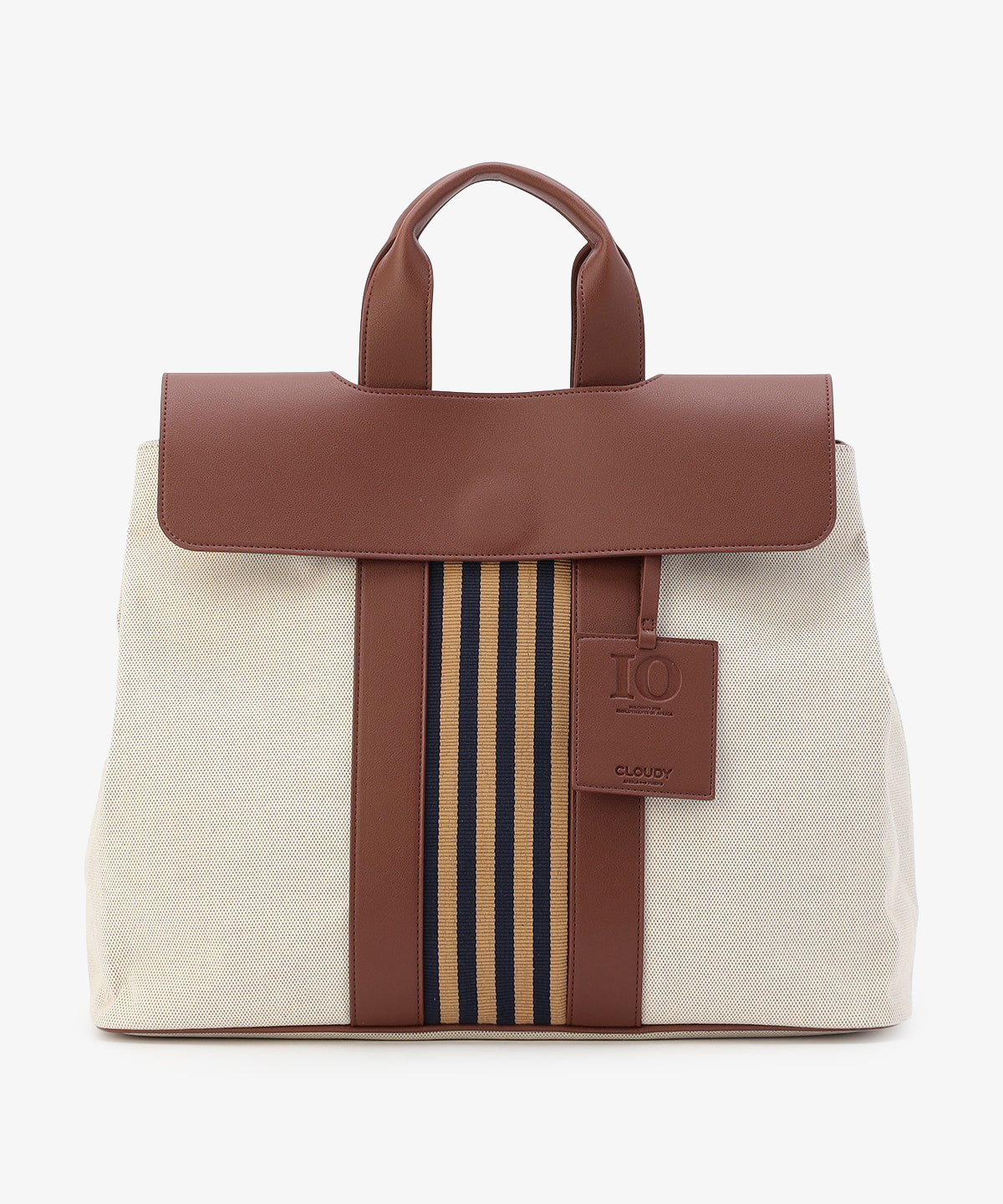 ツートンケンテバッグ BROWN×PURPLE(S / M / Lサイズ)