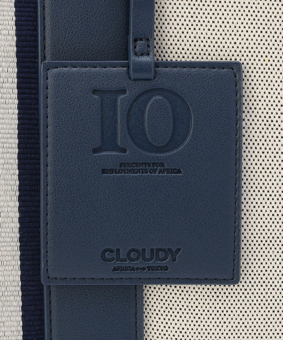 ツートンケンテバッグ NAVY(S / M / Lサイズ)