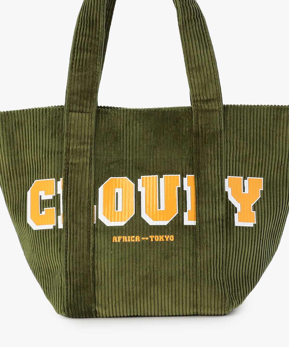 コーデュロイトートバッグ KHAKI(S / M / Lサイズ)