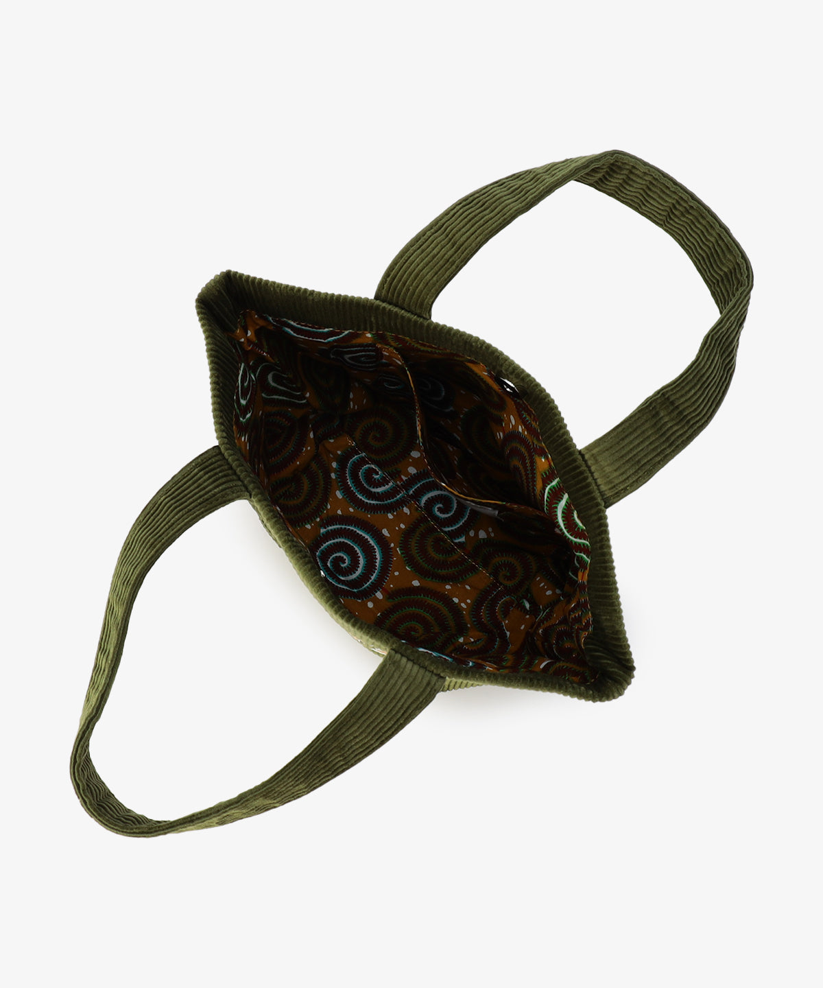 コーデュロイトートバッグ KHAKI(S / M / Lサイズ)