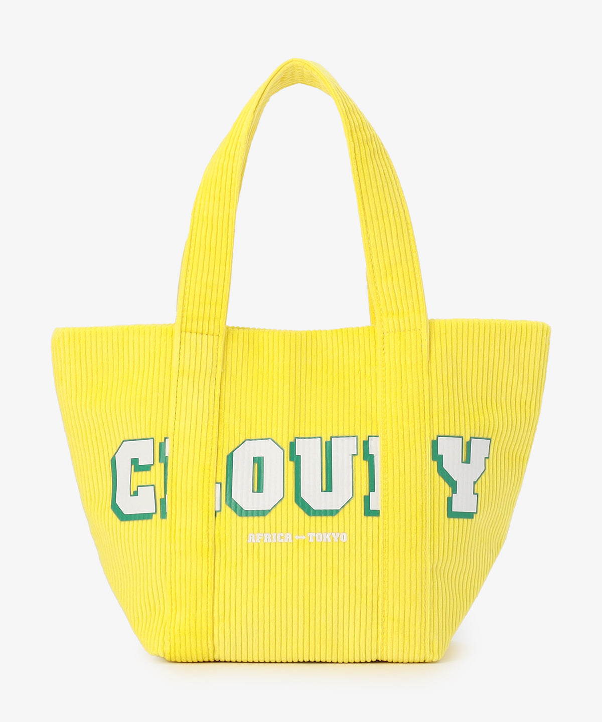 コーデュロイトートバッグ YELLOW(S / M / Lサイズ)