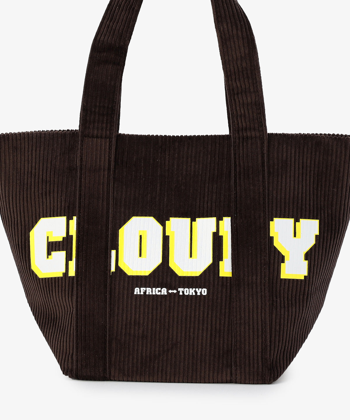 コーデュロイトートバッグ BROWN(S / M / Lサイズ)