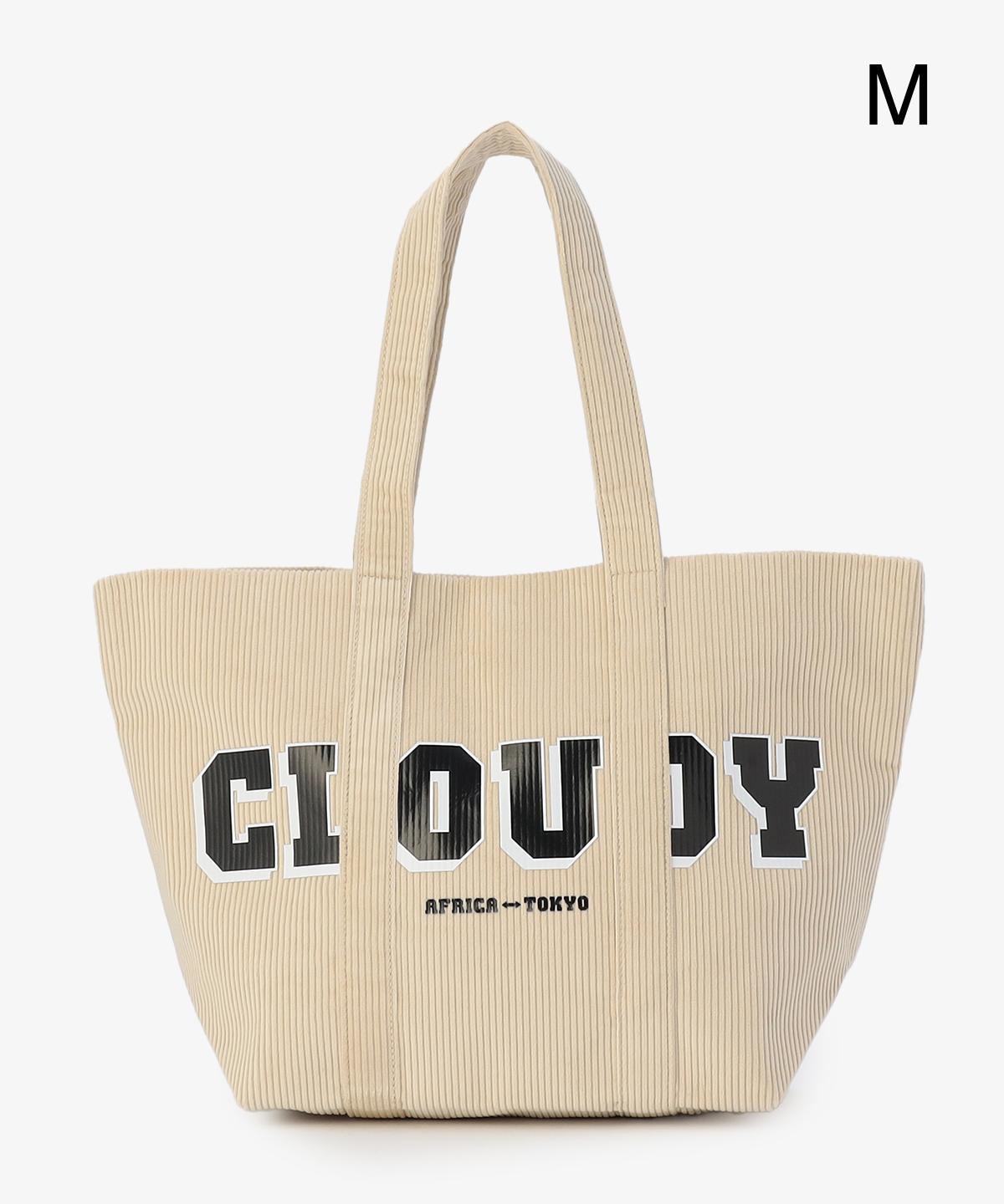 コーデュロイトートバッグ IVORY(S / M / Lサイズ)