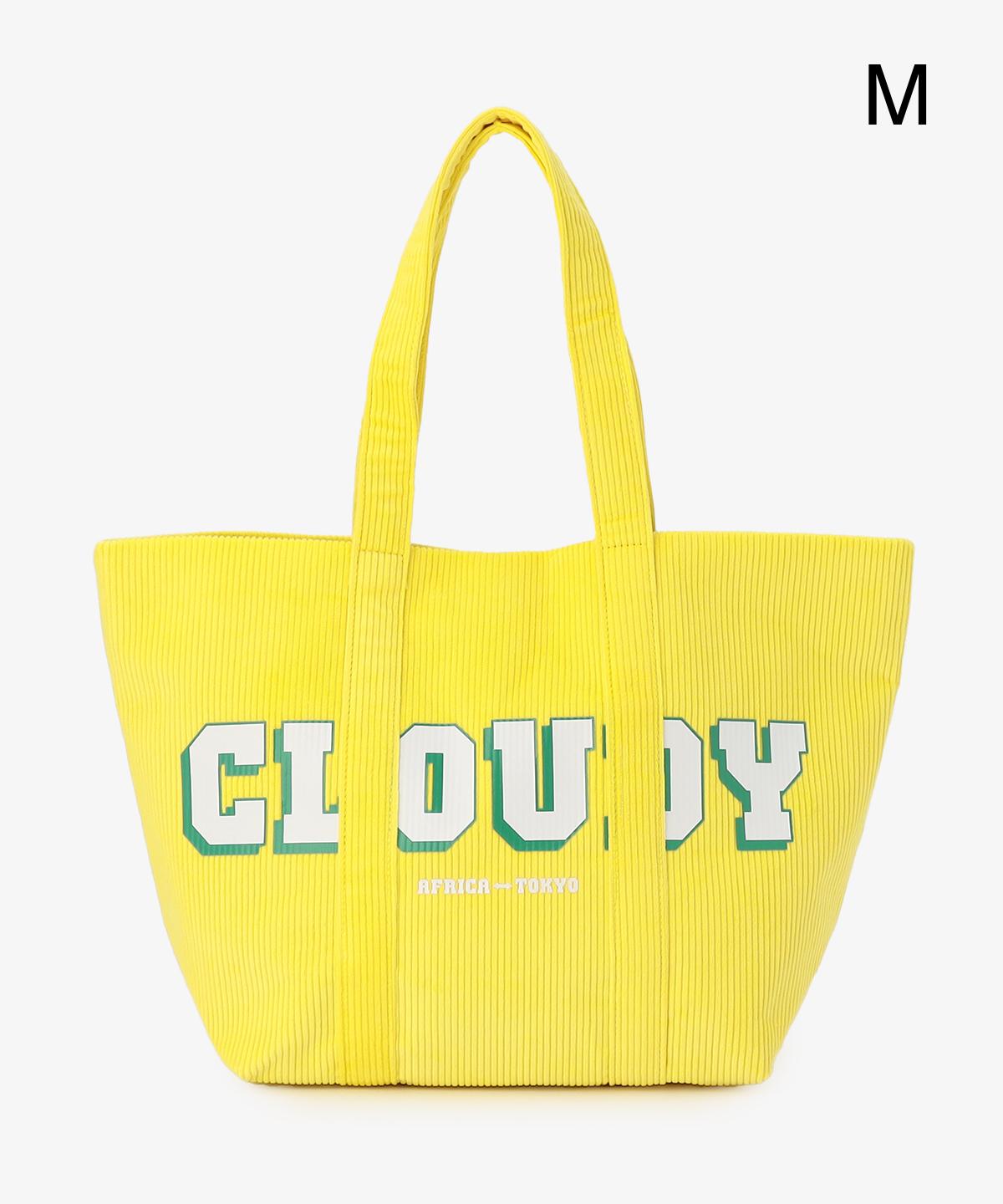 コーデュロイトートバッグ YELLOW(S / M / Lサイズ)