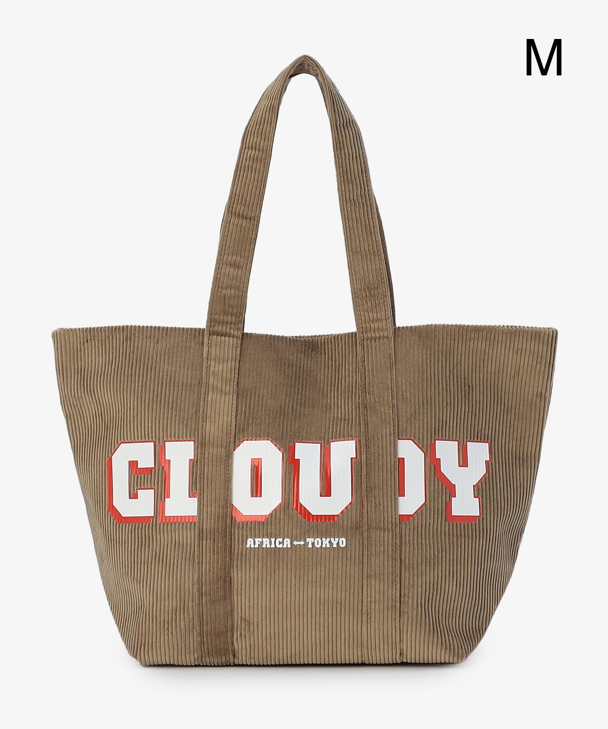 コーデュロイトートバッグ GREIGE(S / M / Lサイズ)