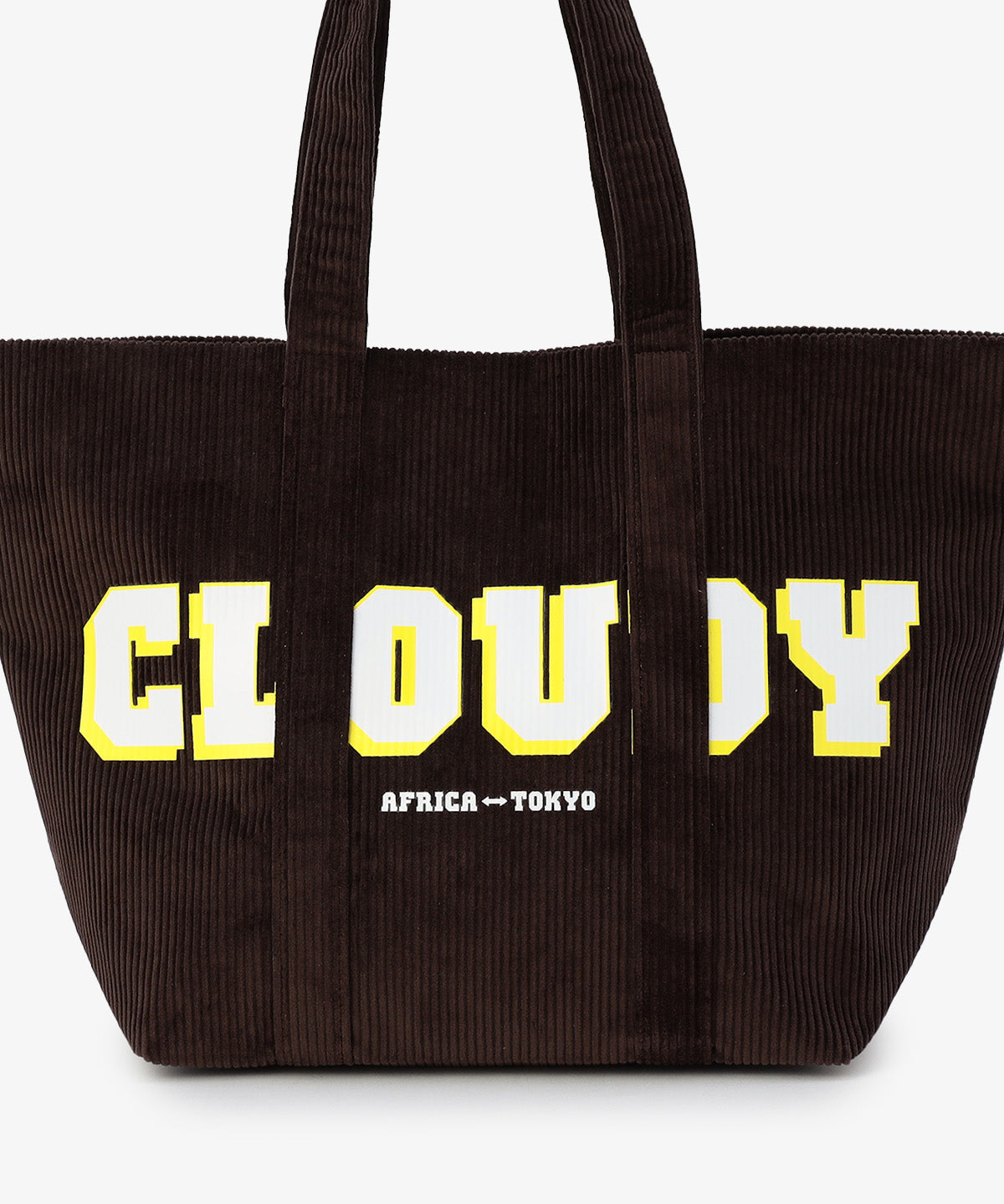 コーデュロイトートバッグ BROWN(S / M / Lサイズ)