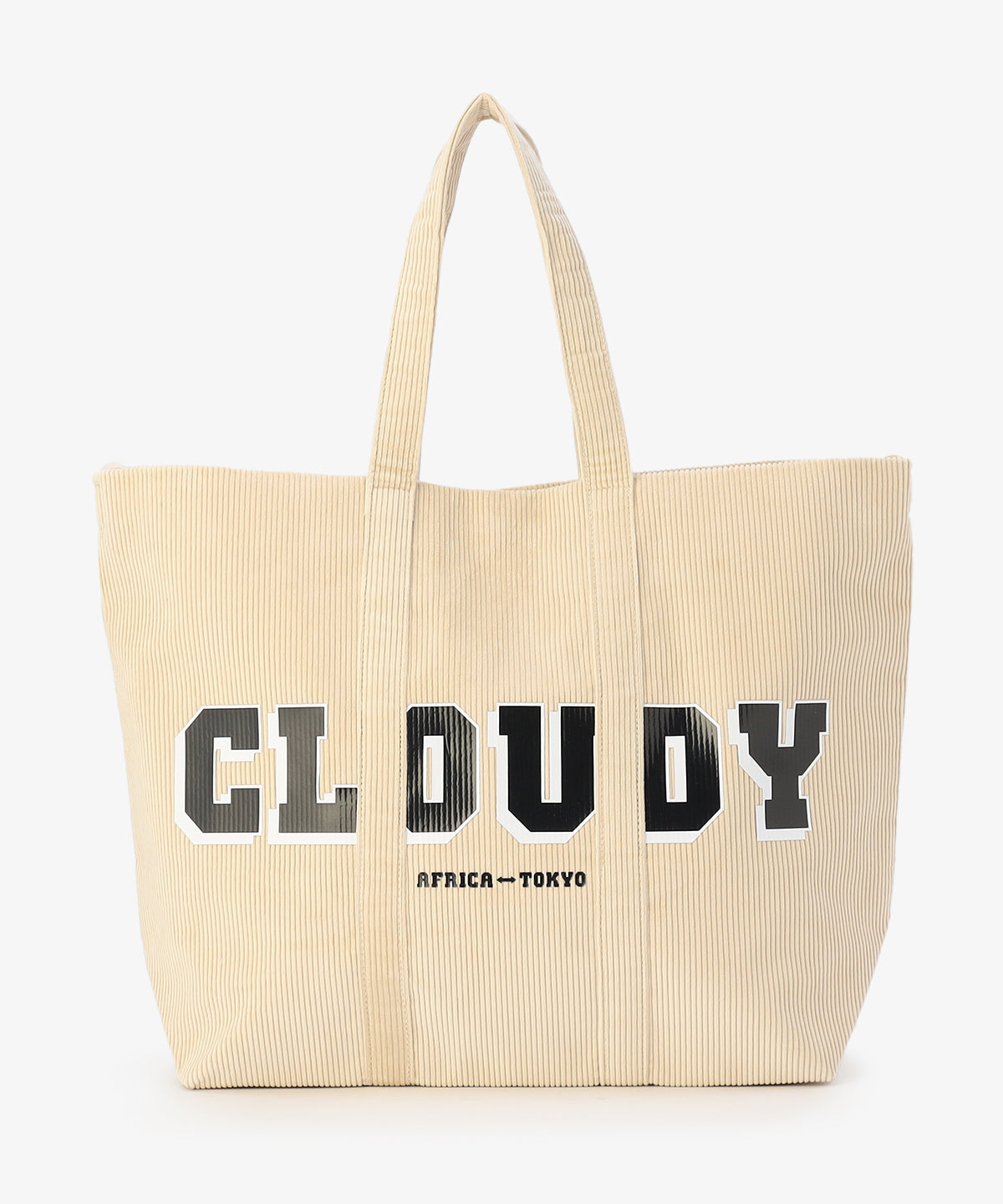コーデュロイトートバッグ IVORY(S / M / Lサイズ)