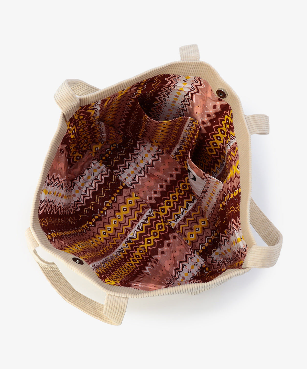 コーデュロイトートバッグ IVORY(S / M / Lサイズ)