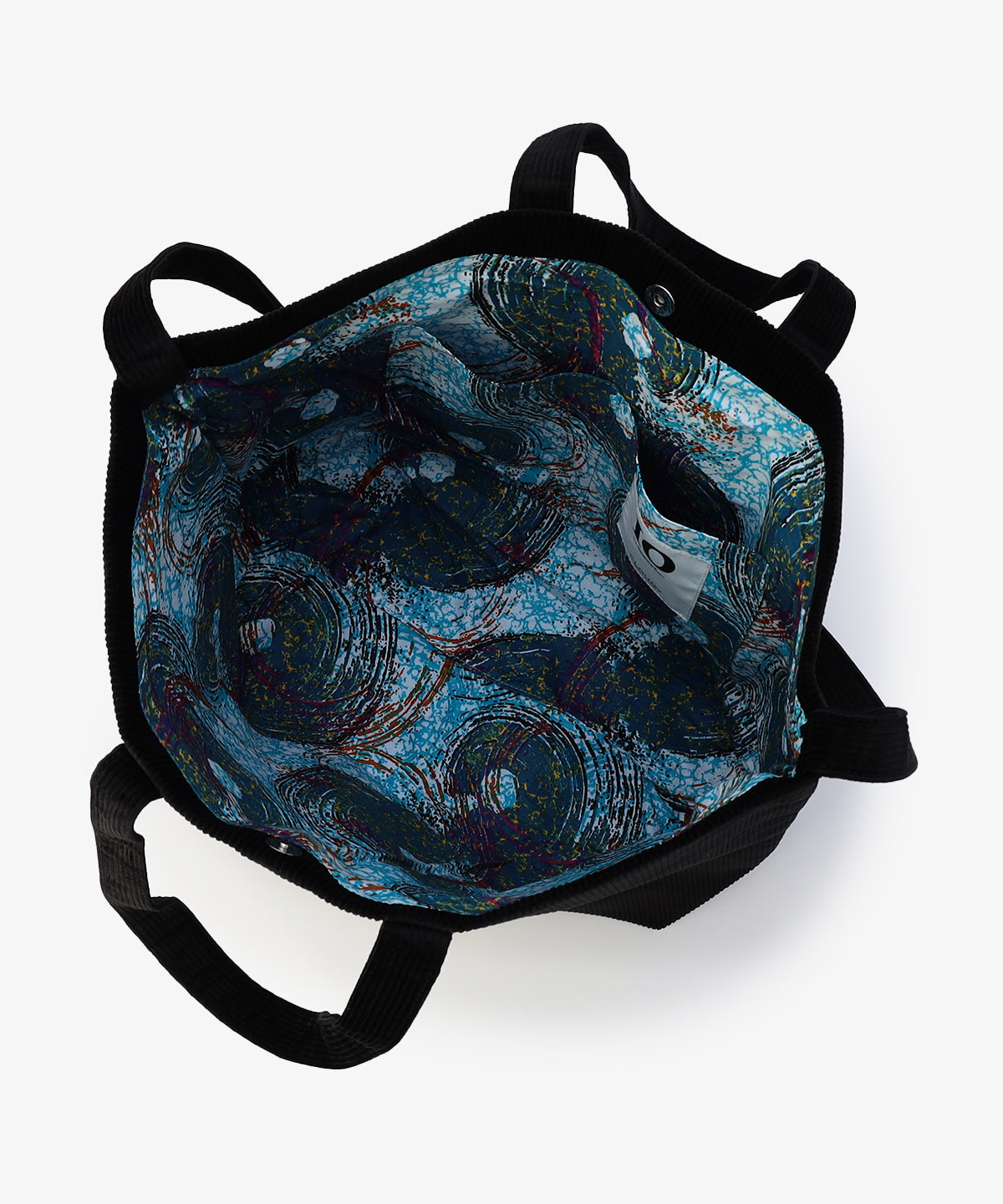 コーデュロイトートバッグ BLACK(S / M / Lサイズ)