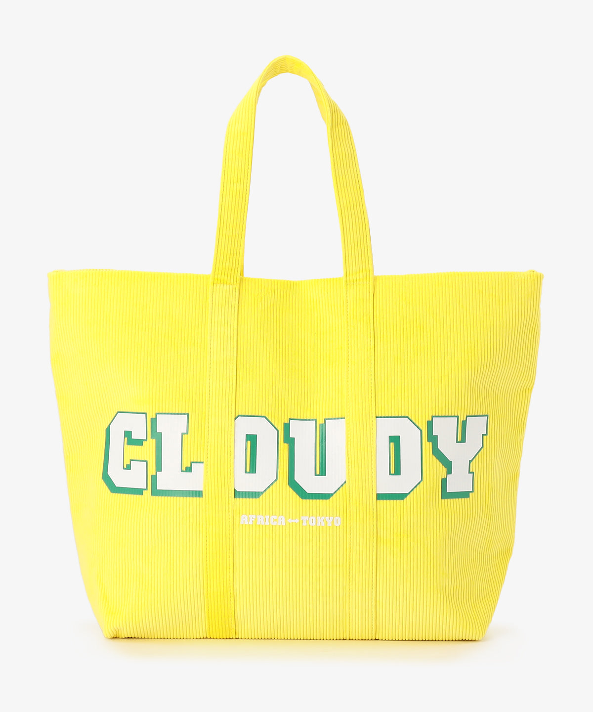 コーデュロイトートバッグ YELLOW(S / M / Lサイズ)