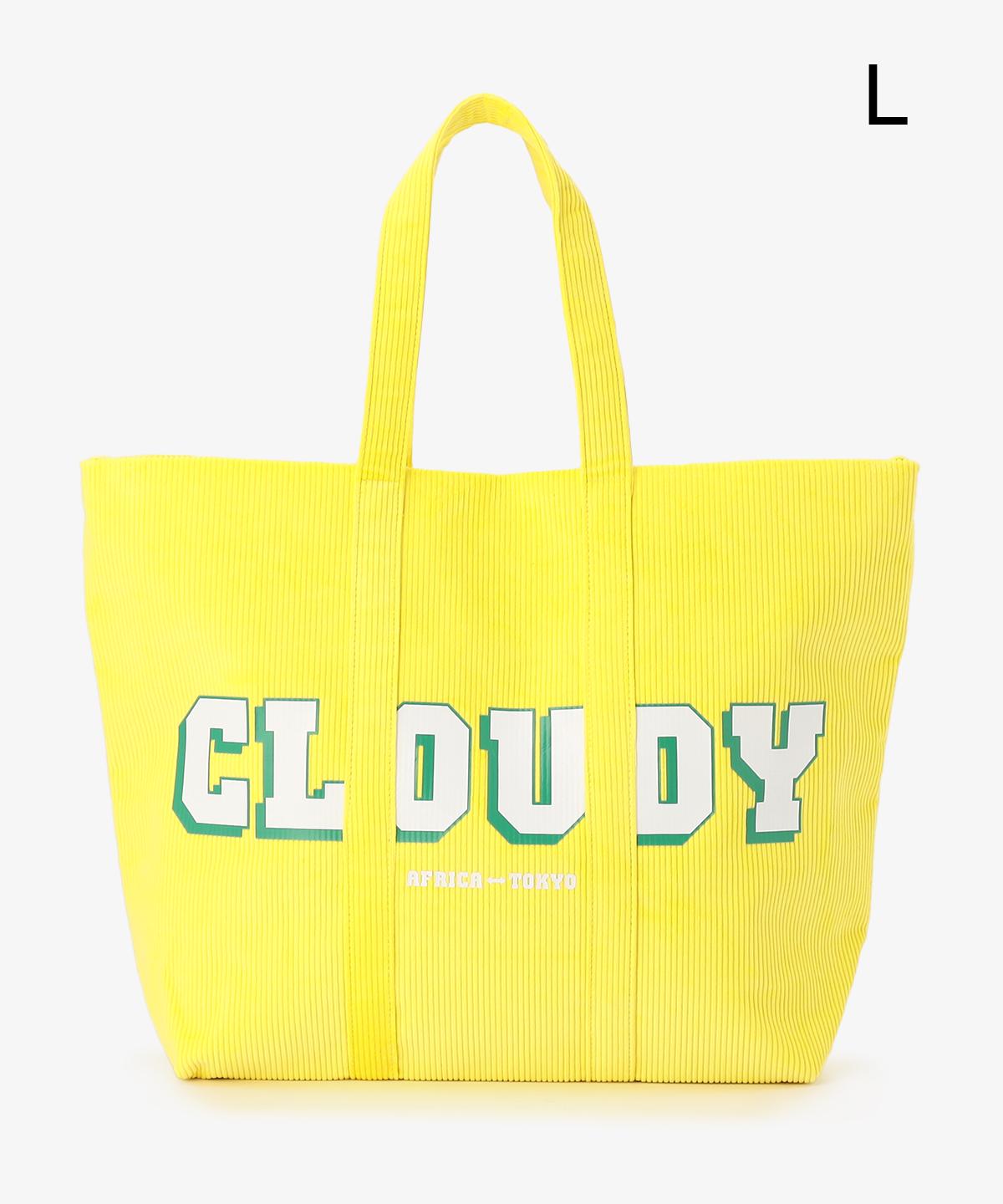 コーデュロイトートバッグ YELLOW(S / M / Lサイズ)