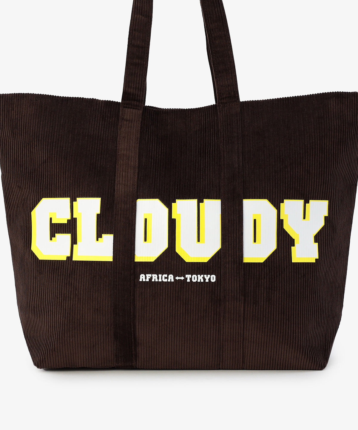 コーデュロイトートバッグ BROWN(S / M / Lサイズ)