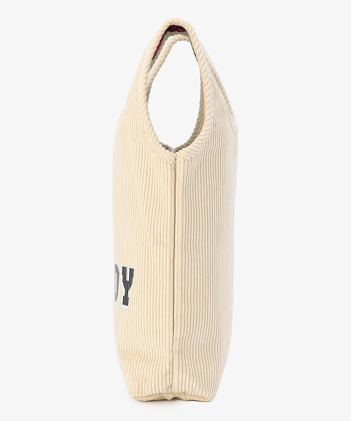 コーデュロイコンビニバッグ IVORY