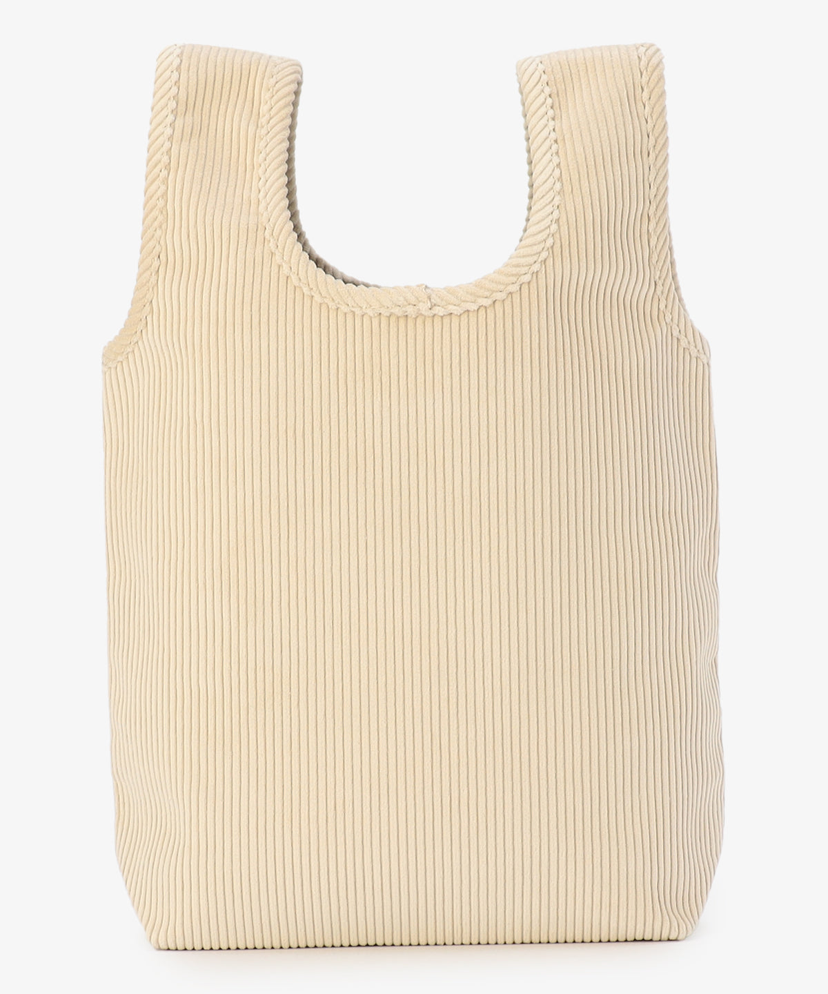 コーデュロイコンビニバッグ IVORY