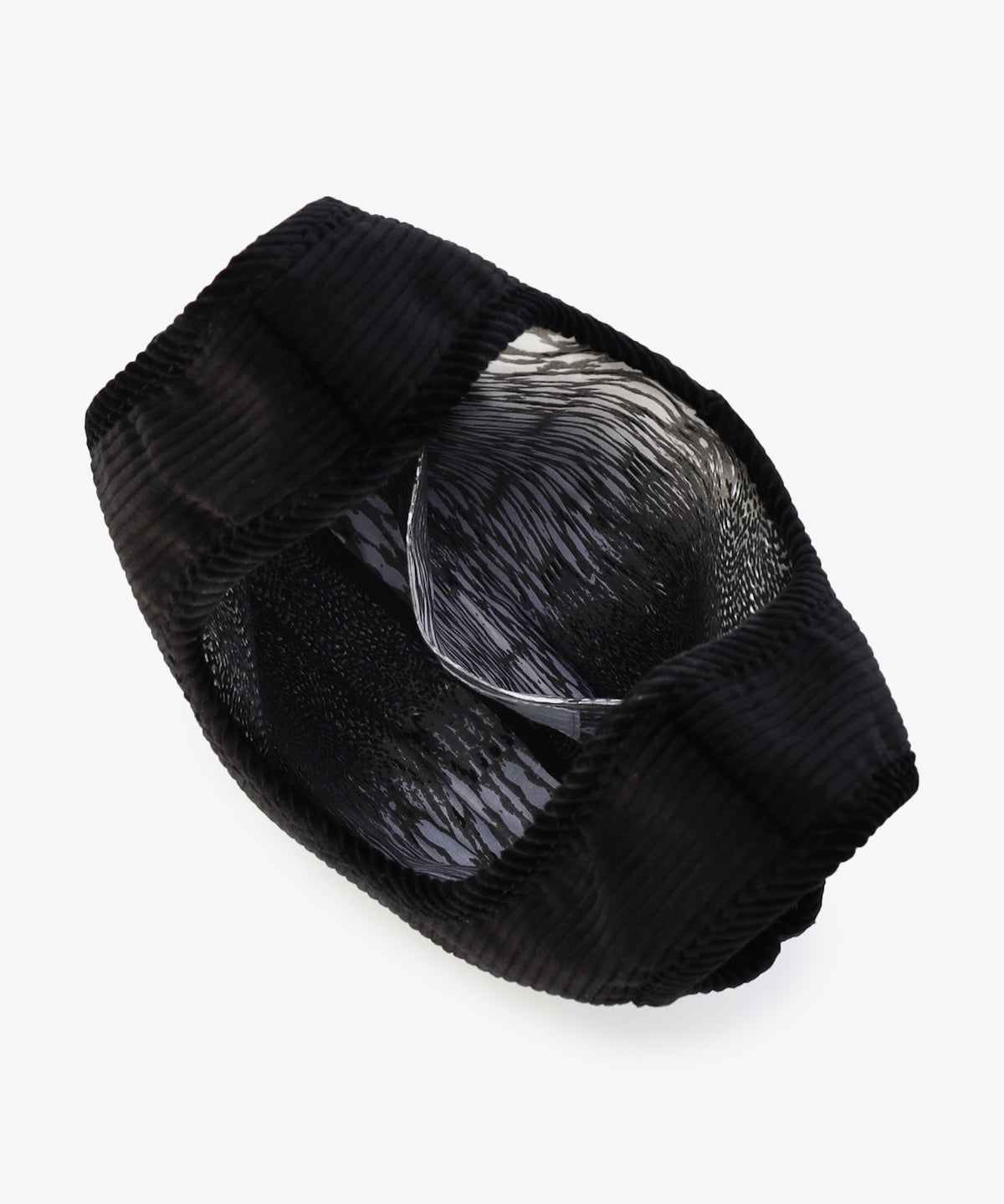 コーデュロイコンビニバッグ BLACK