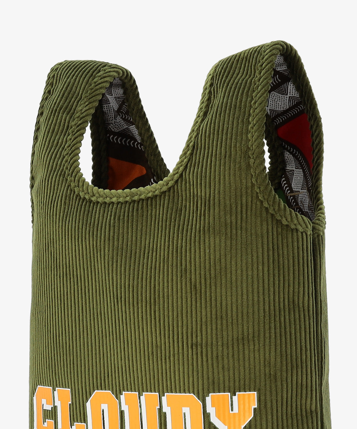 コーデュロイコンビニバッグ KHAKI