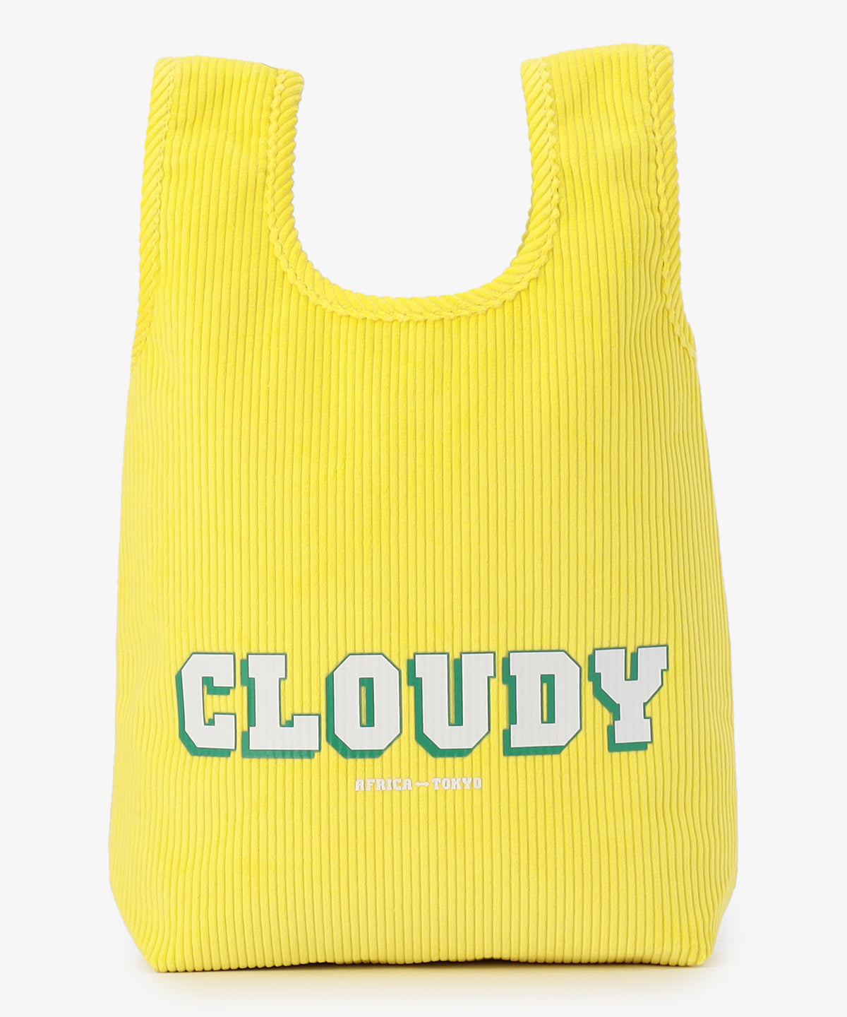 コーデュロイコンビニバッグ YELLOW
