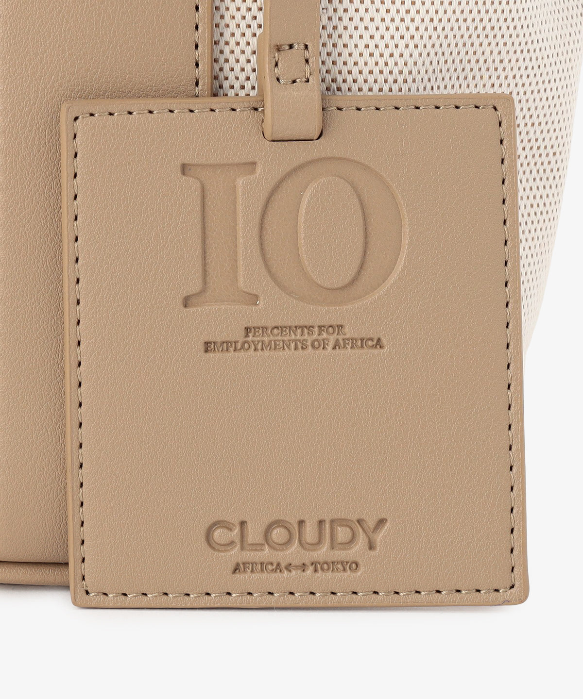 ツートンケンテバッグ BEIGE×PINK(S / M / Lサイズ)