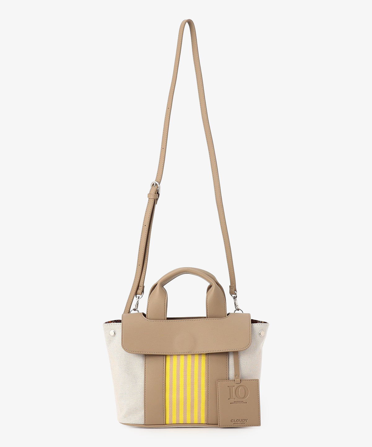 ツートンケンテバッグ BEIGE×YELLOW(S / M / Lサイズ)